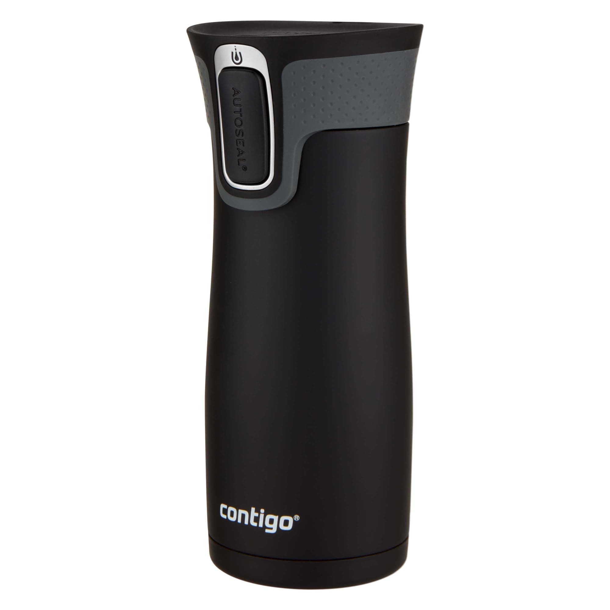 Contigo AUTOSEAL West Loop 2.0 Travel Mug, 16 oz., Stainless Steel with Black Button
