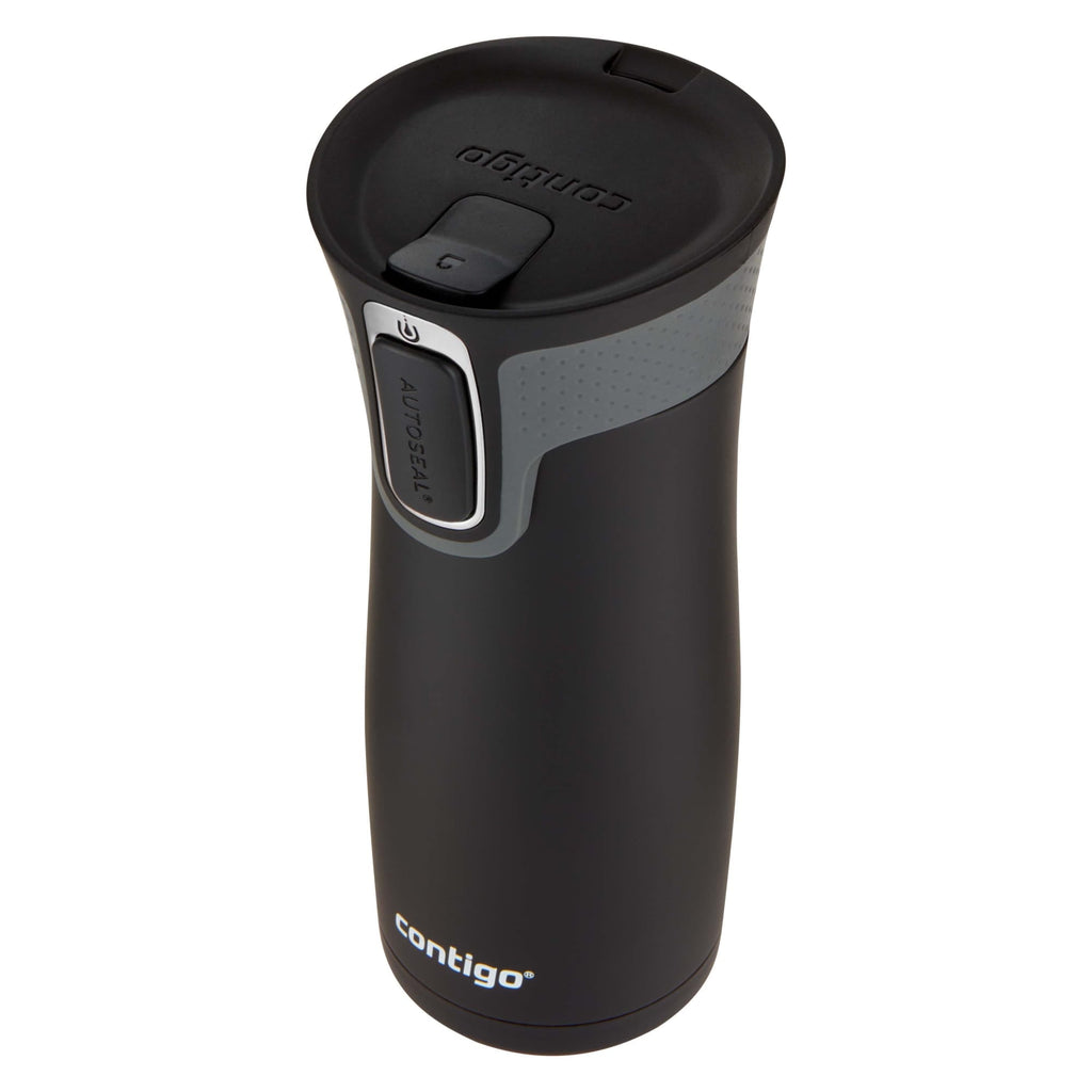 Contigo AUTOSEAL West Loop 2.0 Travel Mug, 16 oz., Stainless Steel with Black Button