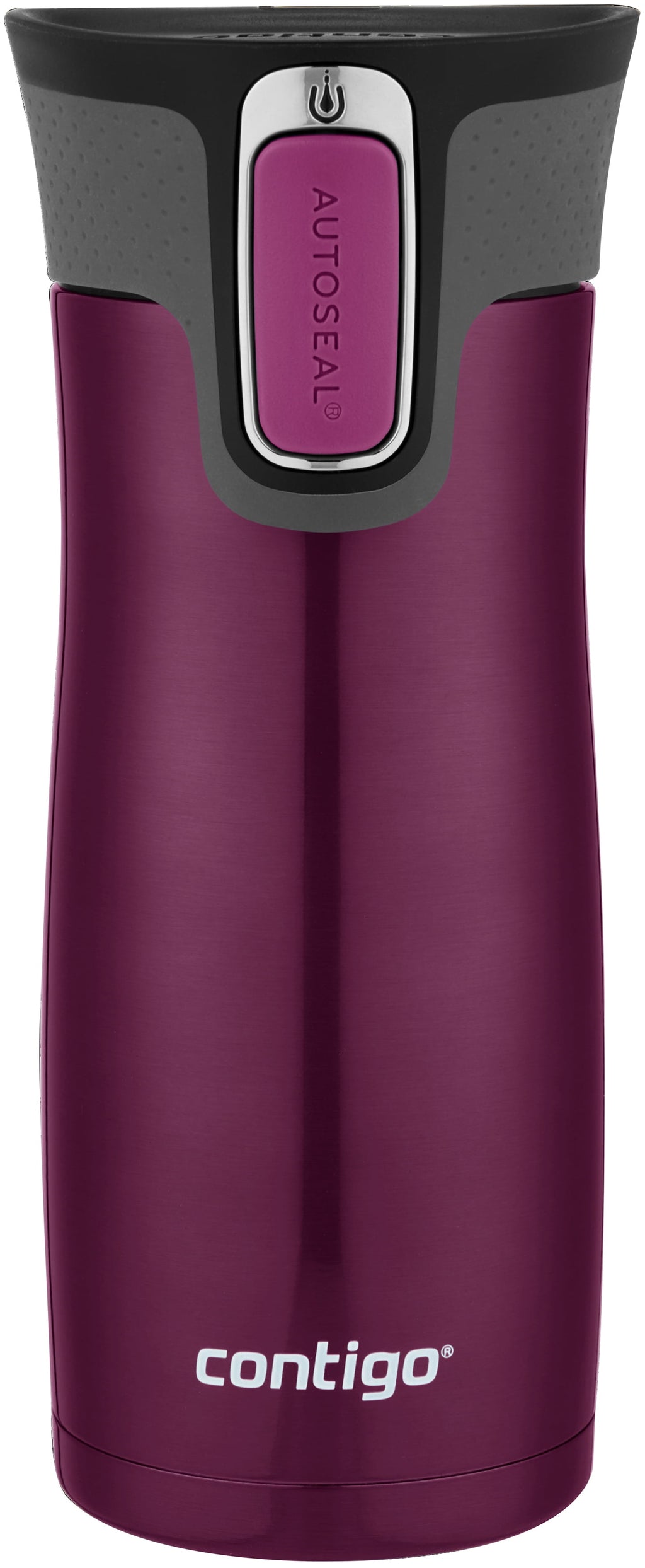 Contigo AUTOSEAL West Loop 2.0 Travel Mug, 16 oz., Stainless Steel with Black Button
