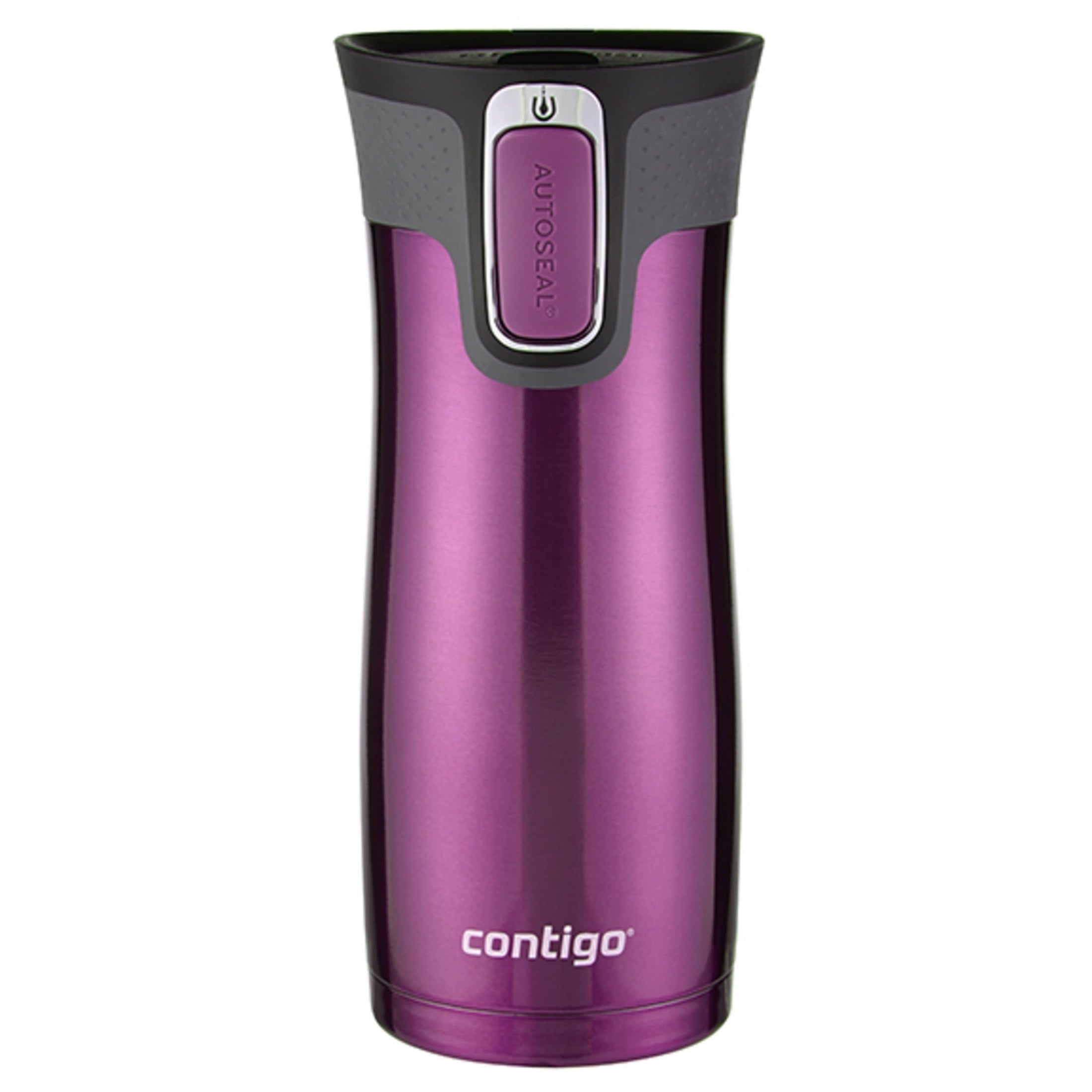 Contigo AUTOSEAL West Loop 2.0 Travel Mug, 16 oz., Stainless Steel with Black Button