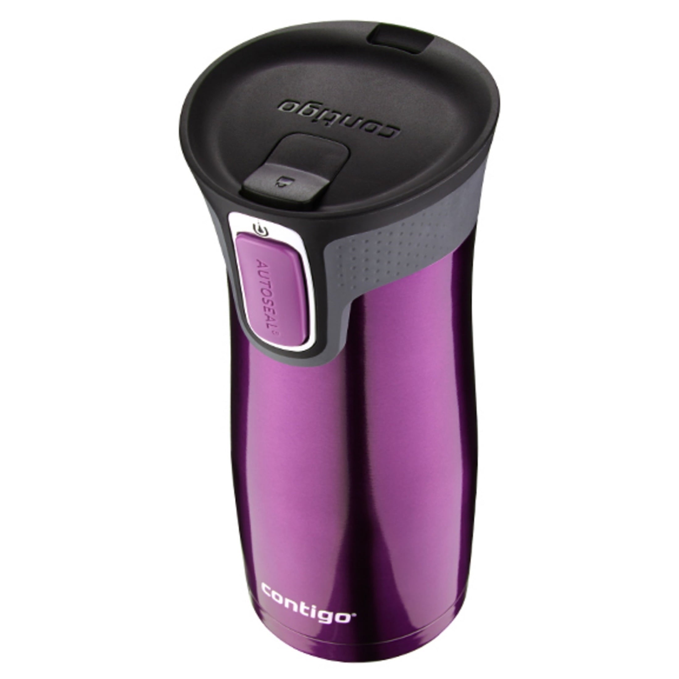 Contigo AUTOSEAL West Loop 2.0 Travel Mug, 16 oz., Stainless Steel with Black Button