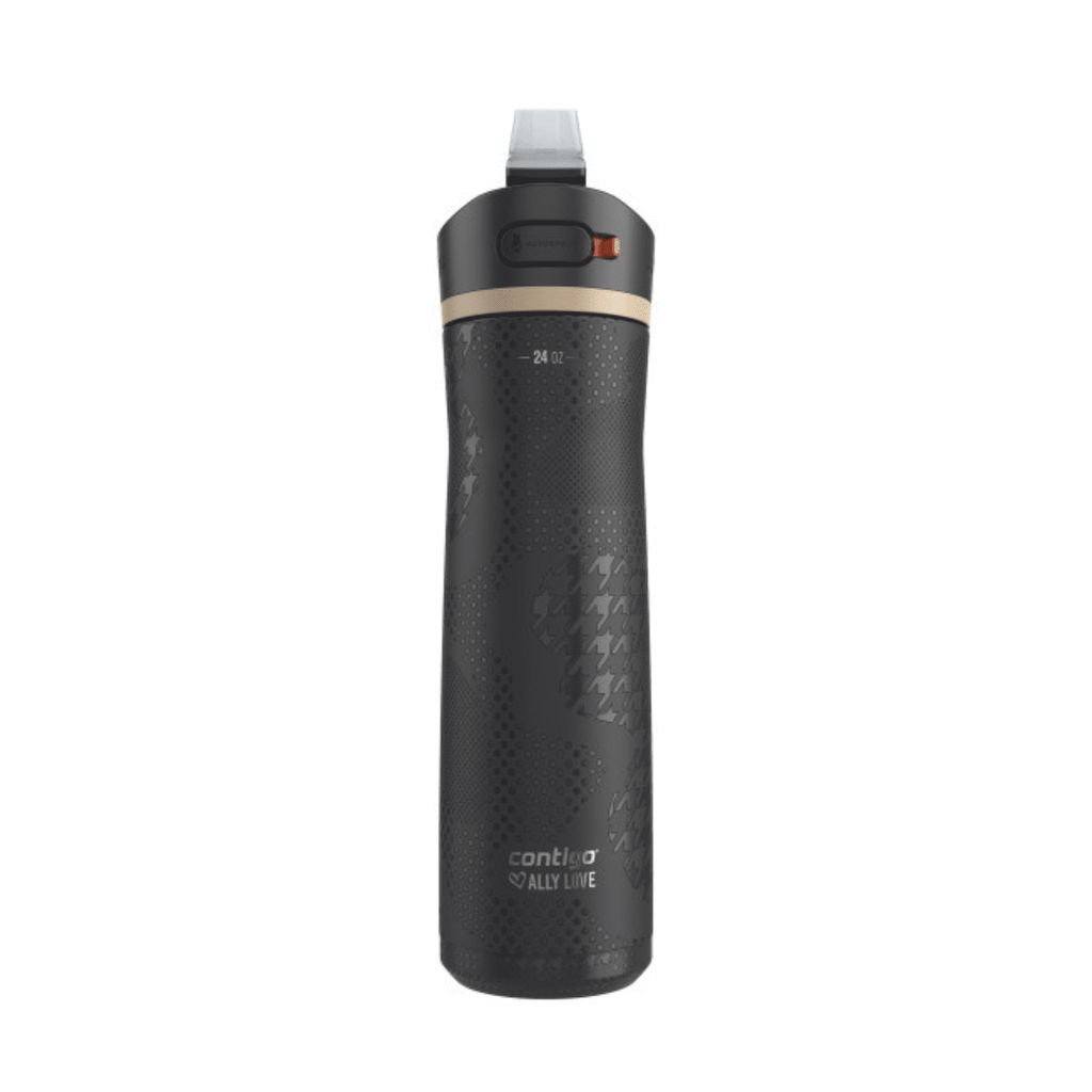 Contigo x Ally Love Ashland Chill 2.0 Stainless Steel Water Bottle with Autospout Lid, 24 oz, Oatmilk