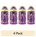 (4 pack) Contigo Kids Water Bottle with Redesigned AUTOSPOUT Straw, 14 oz, Grape Forest Haven