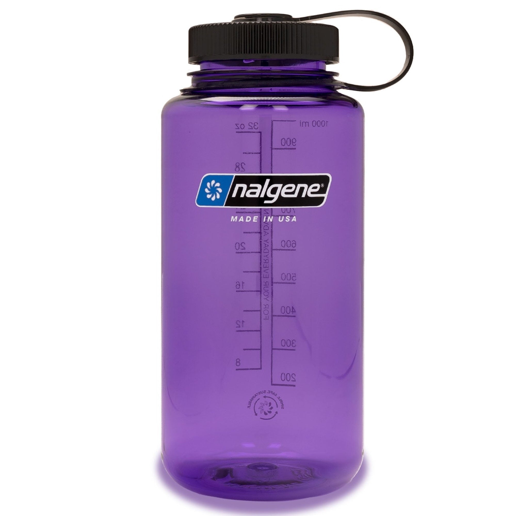 Nalgene Sustain 32 oz. Wide Mouth Water Bottle - Indigo