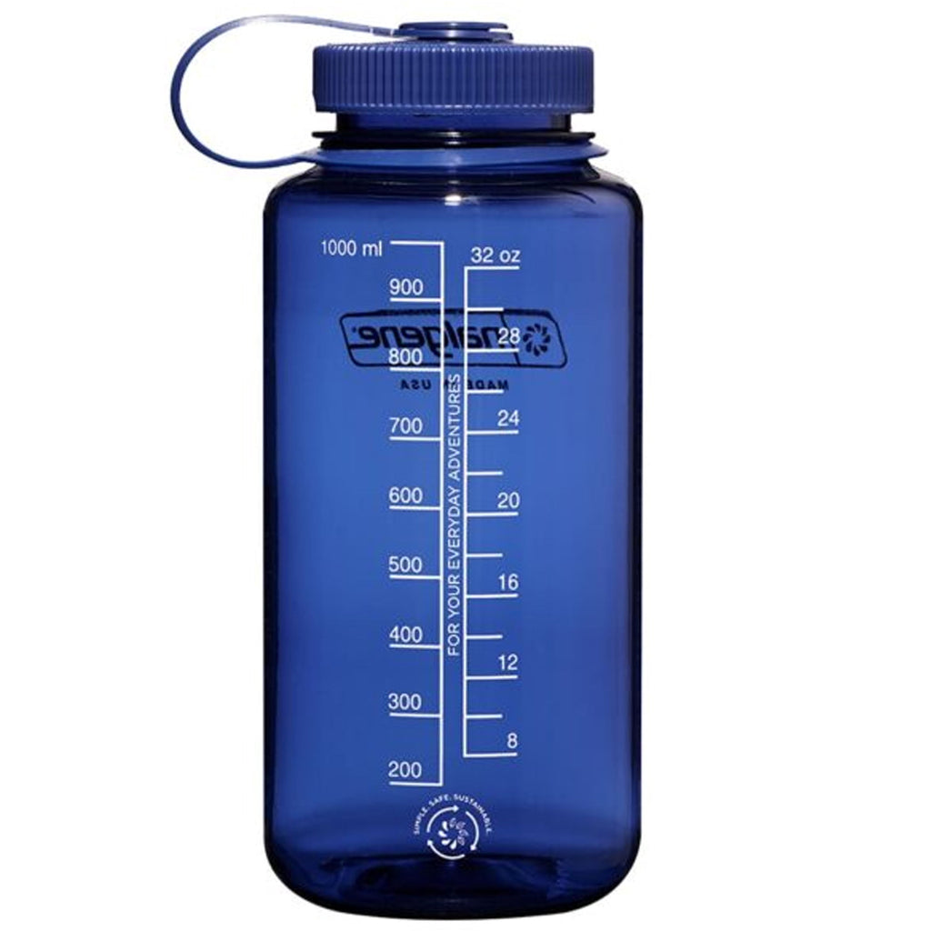Nalgene Sustain 32 oz. Wide Mouth Water Bottle - Indigo