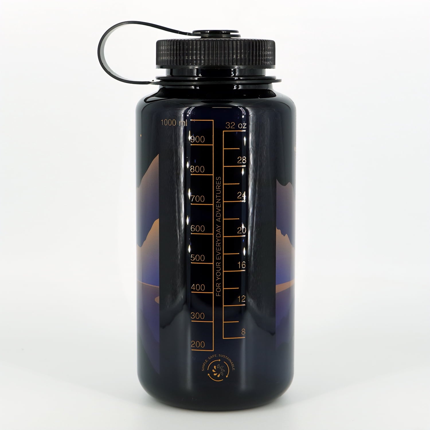 Nalgene Sustain 32 oz. Wide Mouth Water Bottle - Indigo
