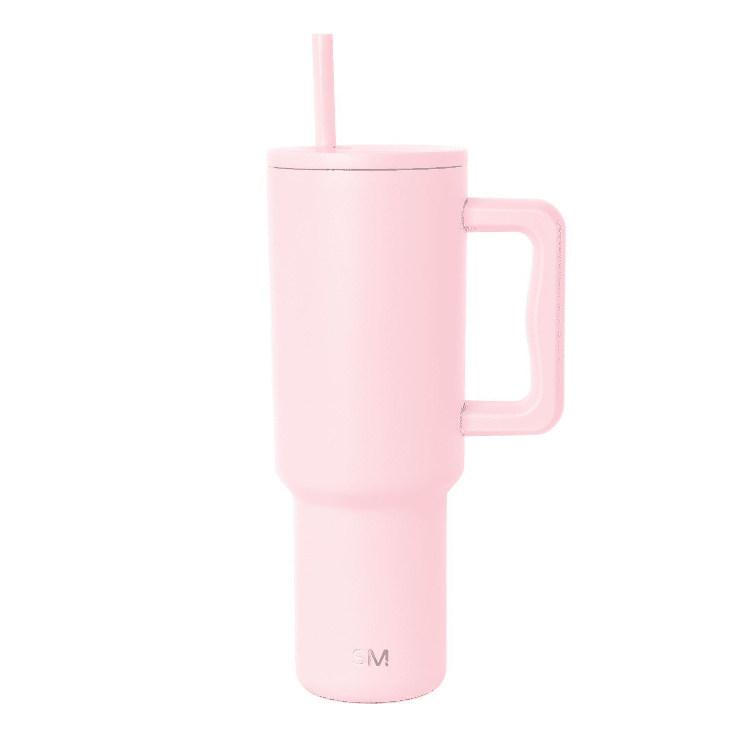 Simple Modern 40 fl oz Insulated Stainless Steel Trek Tumbler with Straw Lid | Blush