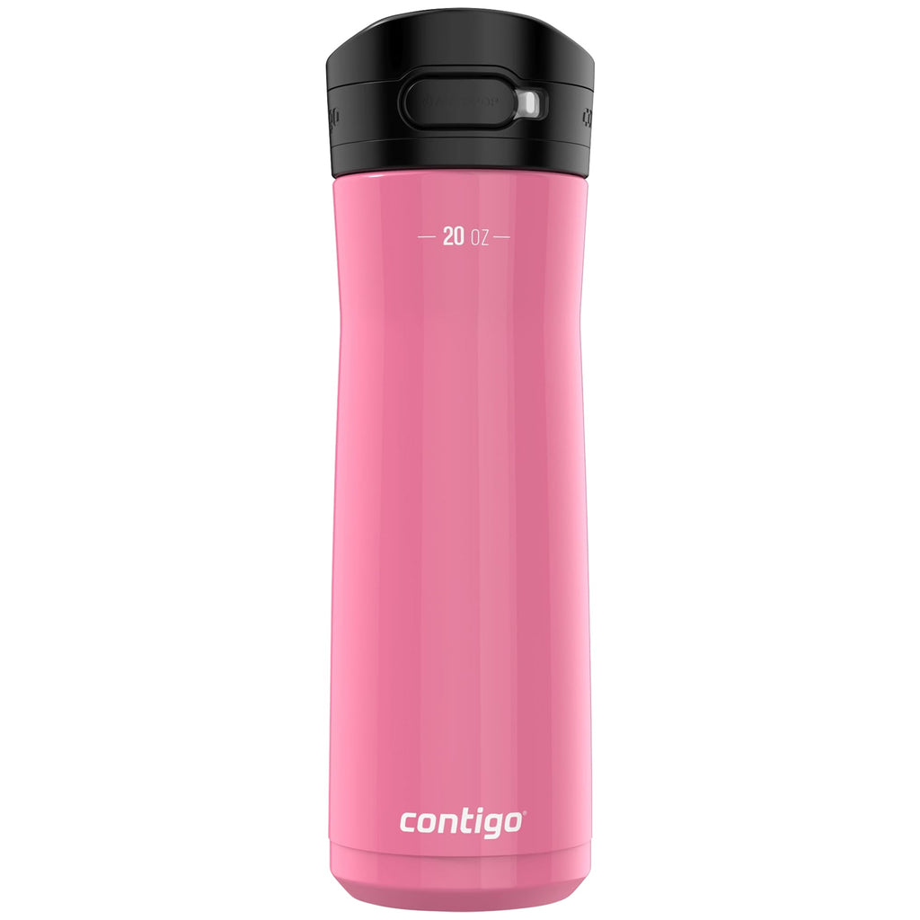 Contigo Jackson Chill 2.0 Stainless Steel Water Bottle with AUTOPOP Lid, 20 Ounces, Azalea