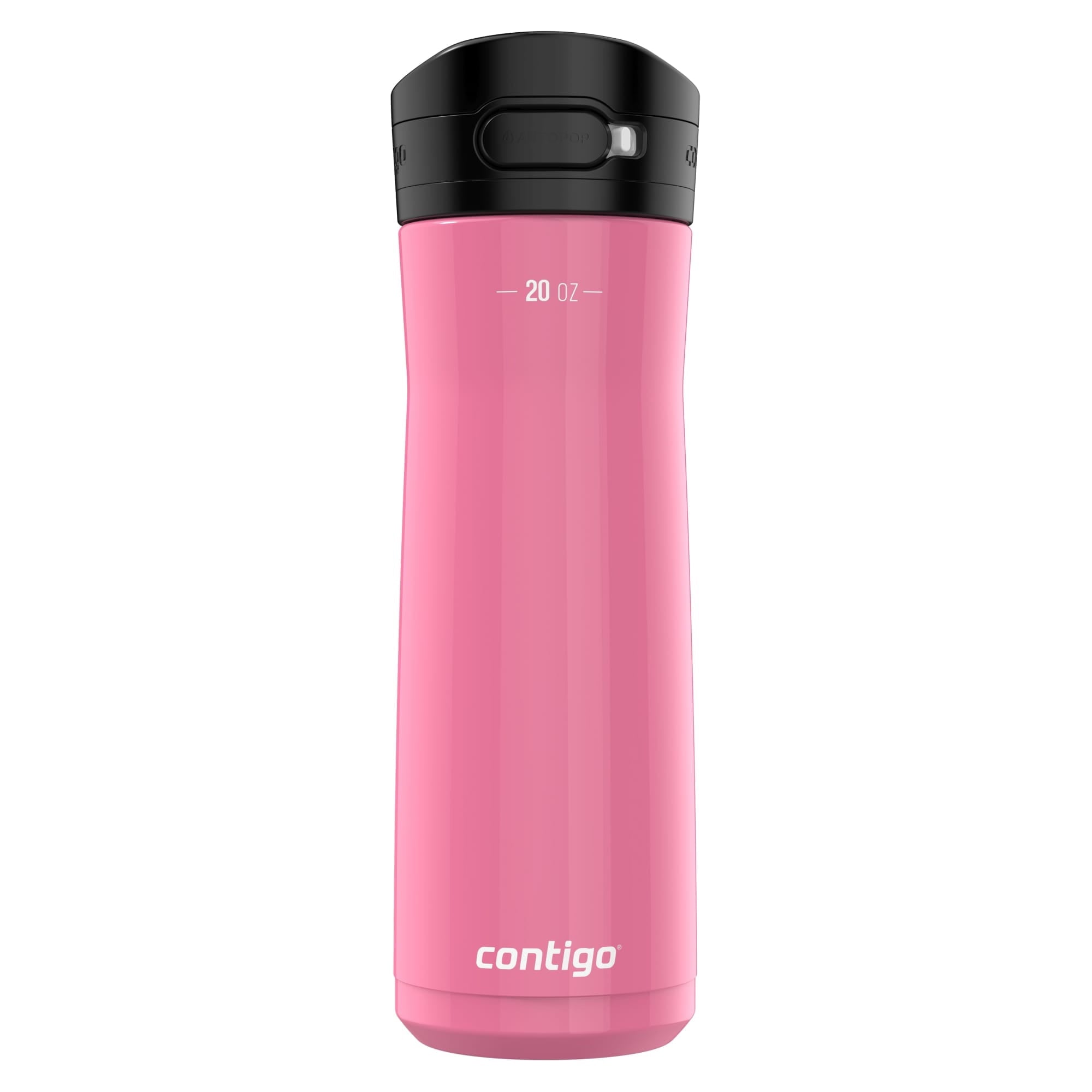 Contigo Jackson Chill 2.0 Stainless Steel Water Bottle with AUTOPOP Lid, 20 Ounces, Azalea