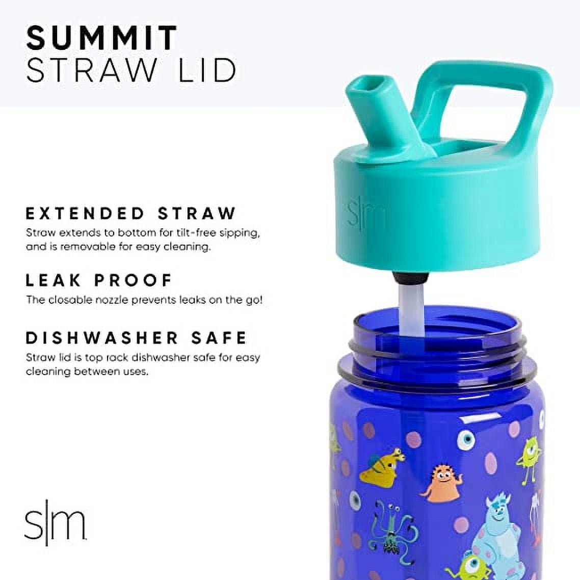 Simple Modern Summit Water Bottle Straw Lid Vacuum Insulated Stainless Steel Bottle | 14 fl oz