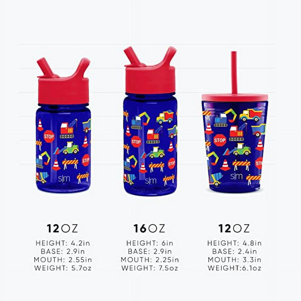 Simple Modern Summit Water Bottle Straw Lid Vacuum Insulated Stainless Steel Bottle | 14 fl oz