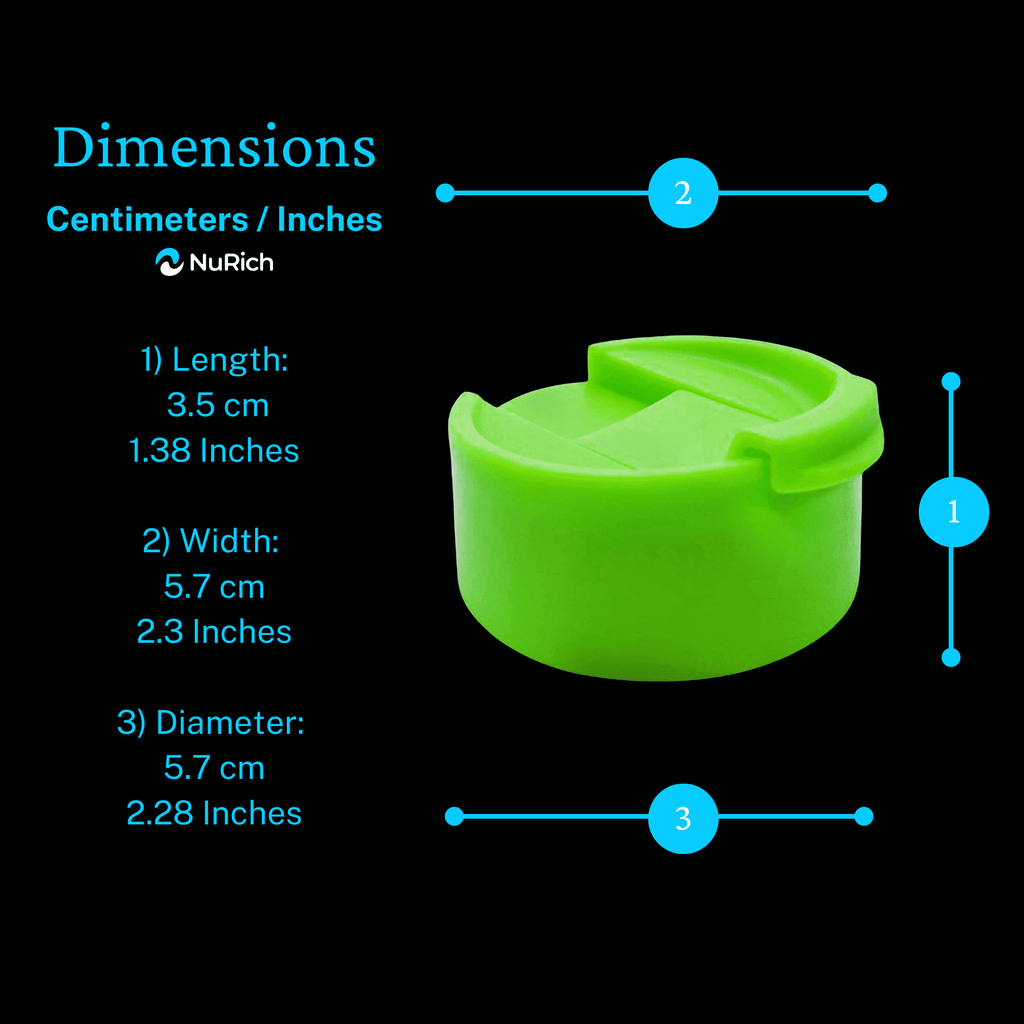 NuRich Hydro Wide Mouth Flip and Sip Replacement Coffee Lid or Cap Accessories Compatible with Hydroflask, Nalgene, and Many More Top Water Bottle Brands Sizes 12 16 18 20 32 40 64 Ounce