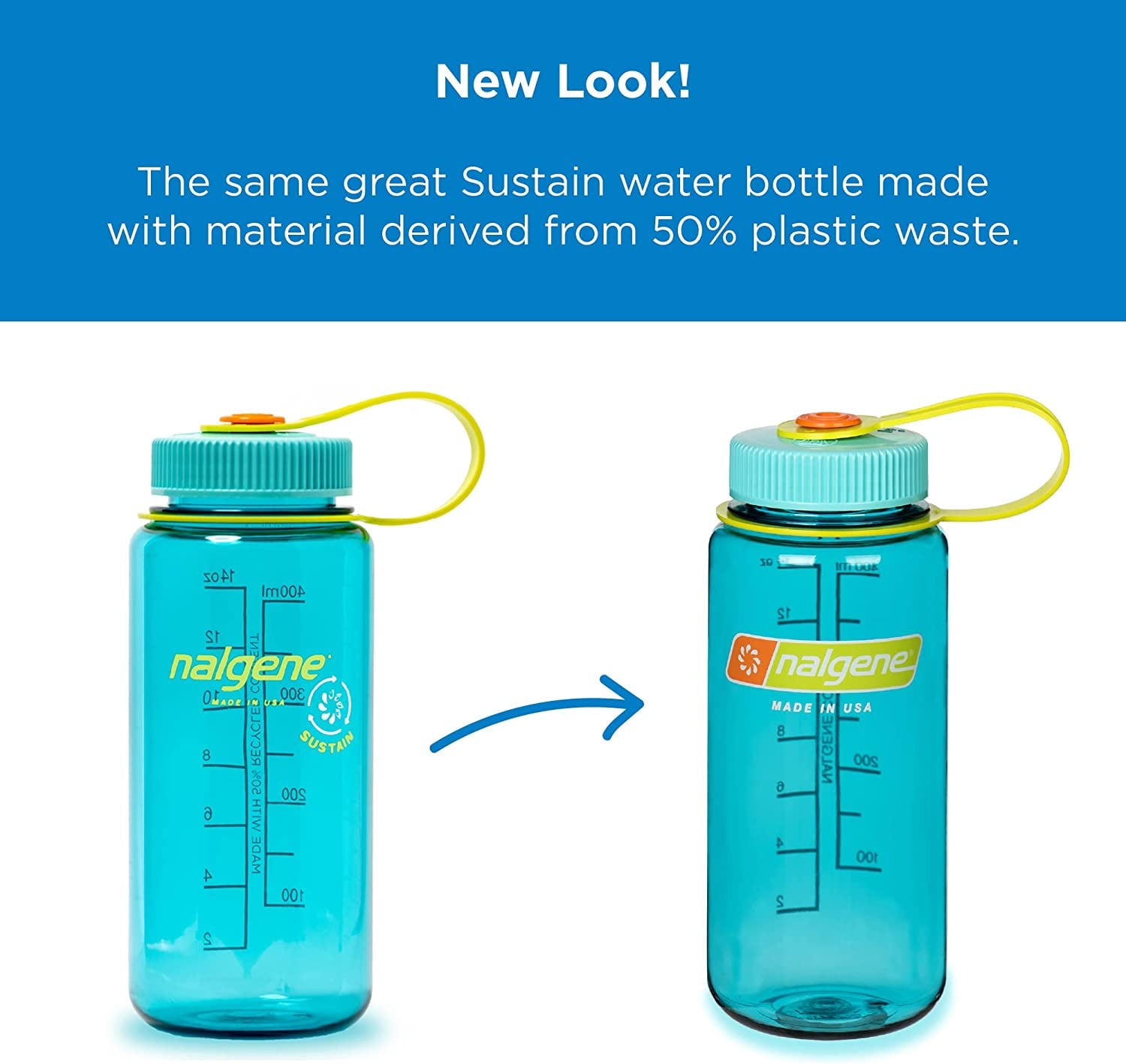 Nalgene 16oz Wide Mouth Sustain Bottle