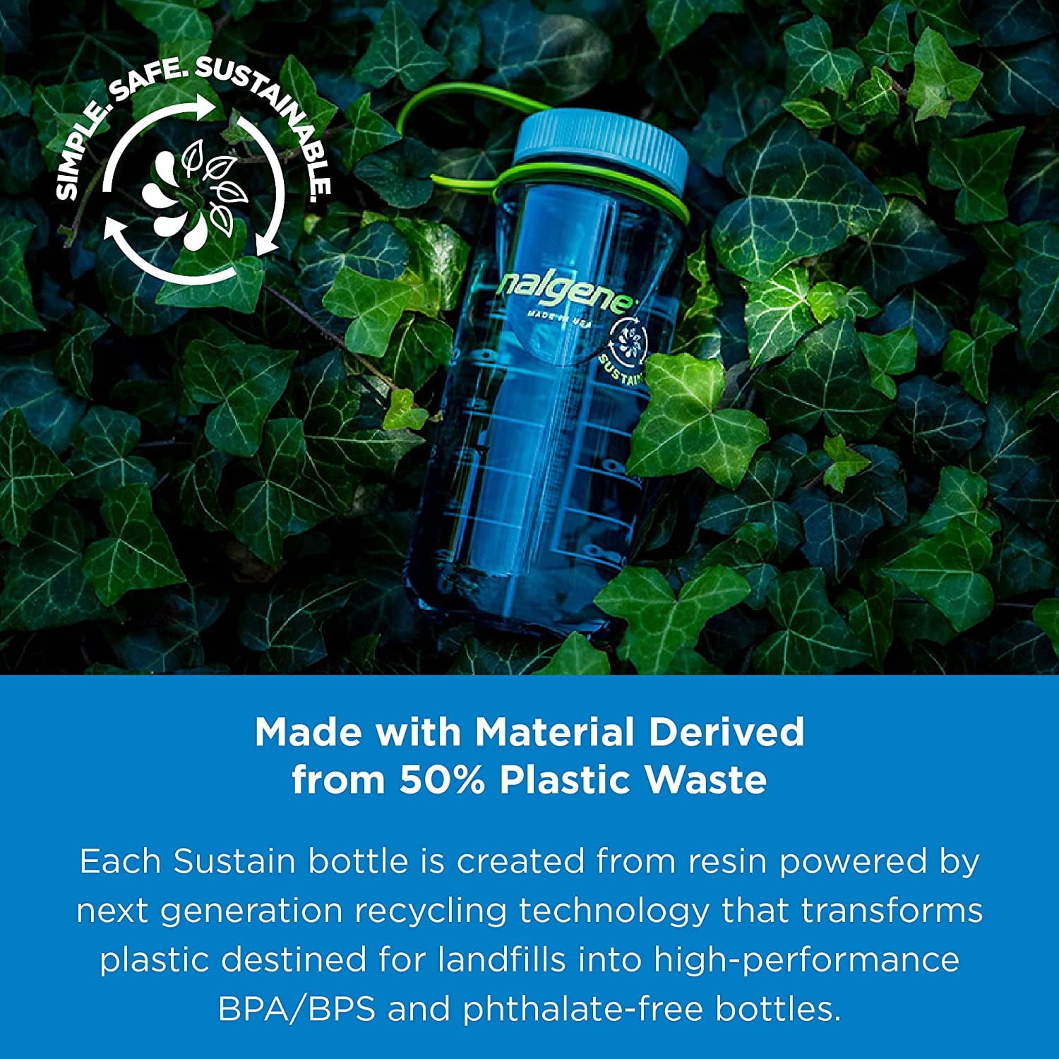 Nalgene 16oz Wide Mouth Sustain Bottle