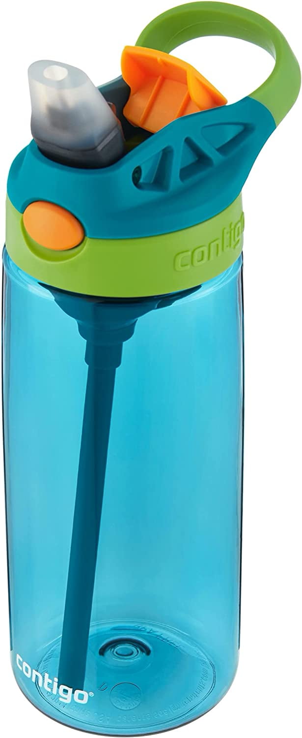Contigo Kid's 20 oz. AutoSpout Straw Water Bottle - Juniper/Limelight