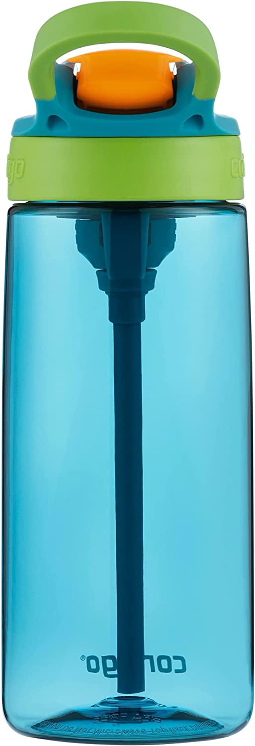 Contigo Kid's 20 oz. AutoSpout Straw Water Bottle - Juniper/Limelight