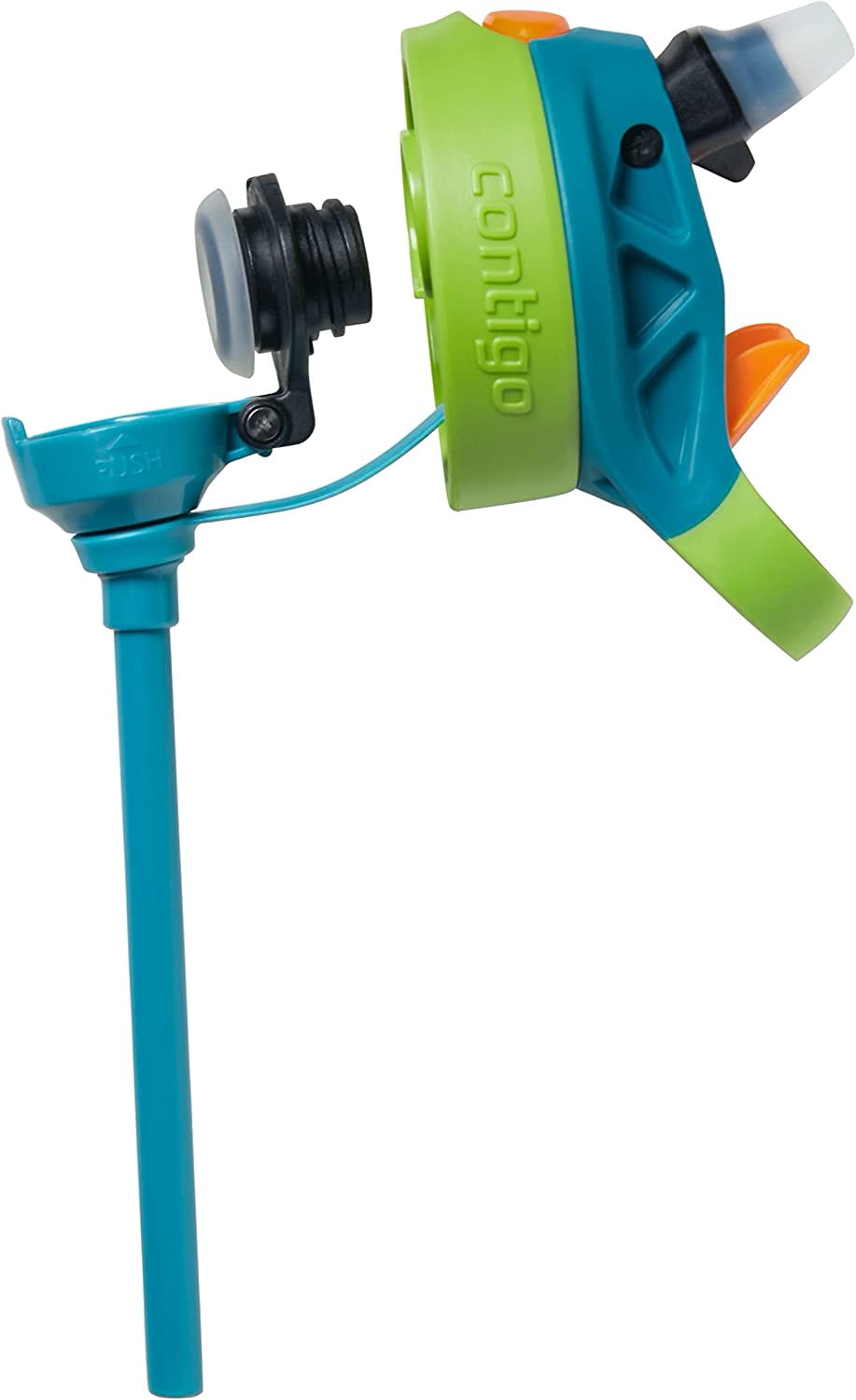 Contigo Kid's 20 oz. AutoSpout Straw Water Bottle - Juniper/Limelight