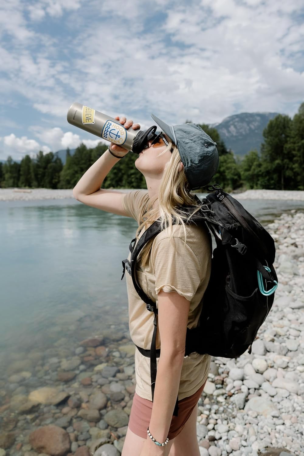 Day Water Bottle Filter for Wide Mouth , Nalgene, and Water Bottles
