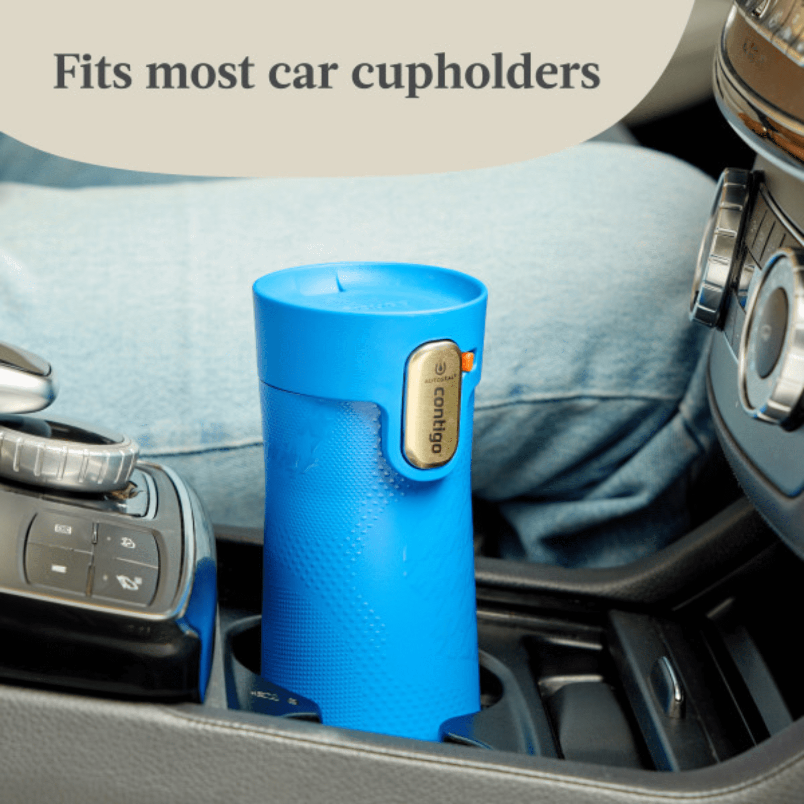 Contigo x Ally Love Autoseal West Loop Vacuum-Insulated Stainless Steel Travel Mug with Easy-Clean Lid, 16 oz, Stellar Jay