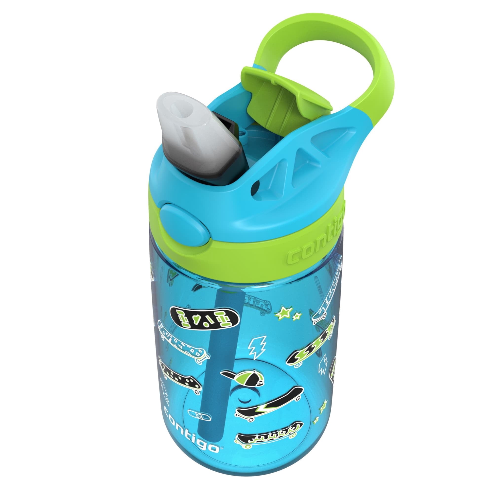 Contigo Aubrey Leak-Proof Spill-Proof Water Bottle, Blue, 14 oz.