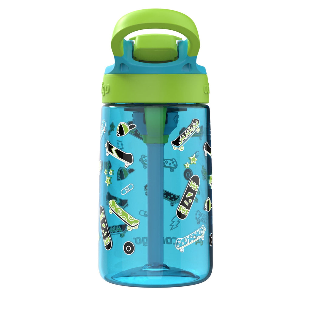 Contigo Aubrey Leak-Proof Spill-Proof Water Bottle, Blue, 14 oz.