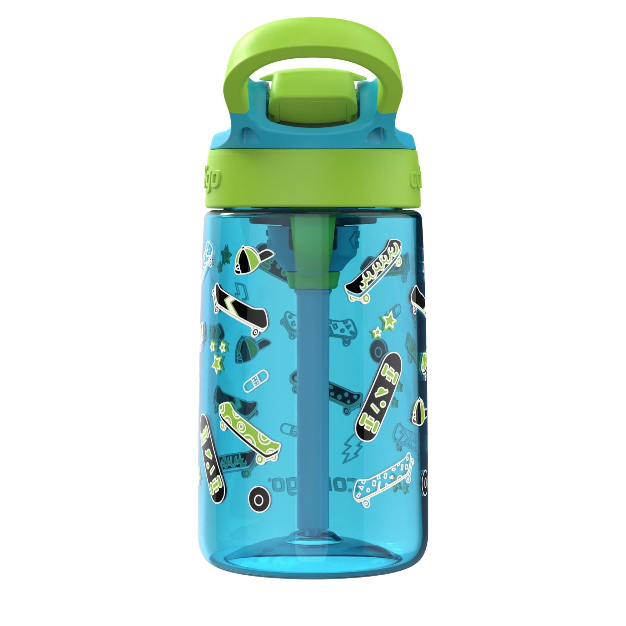 Contigo Aubrey Leak-Proof Spill-Proof Water Bottle, Blue, 14 oz.