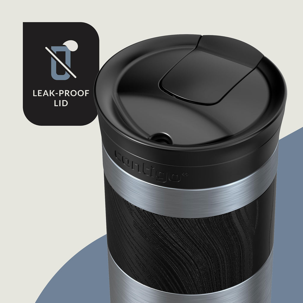 Contigo Byron 2.0 Stainless Steel Travel Mug with SNAPSEAL Lid and Grip, 16oz.