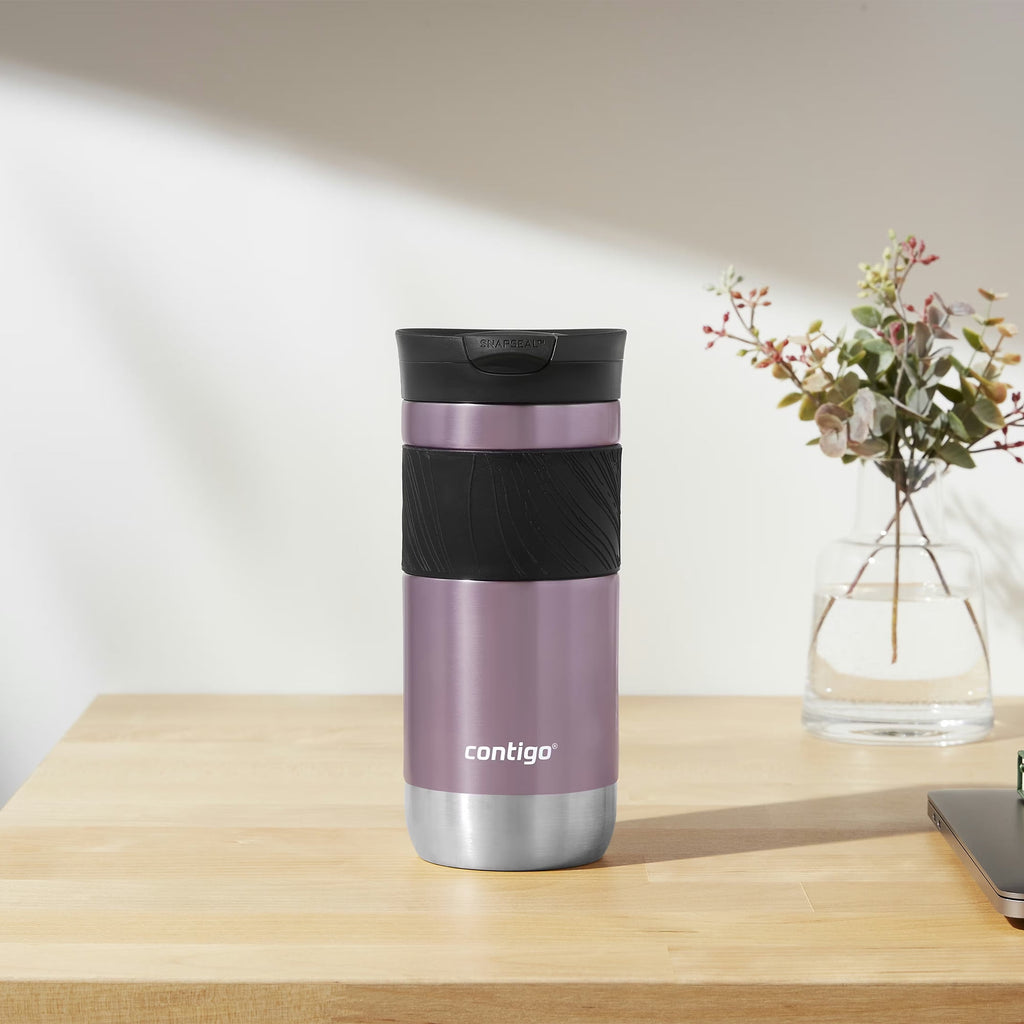 Contigo Byron 2.0 Stainless Steel Travel Mug with SNAPSEAL Lid and Grip, 16oz.