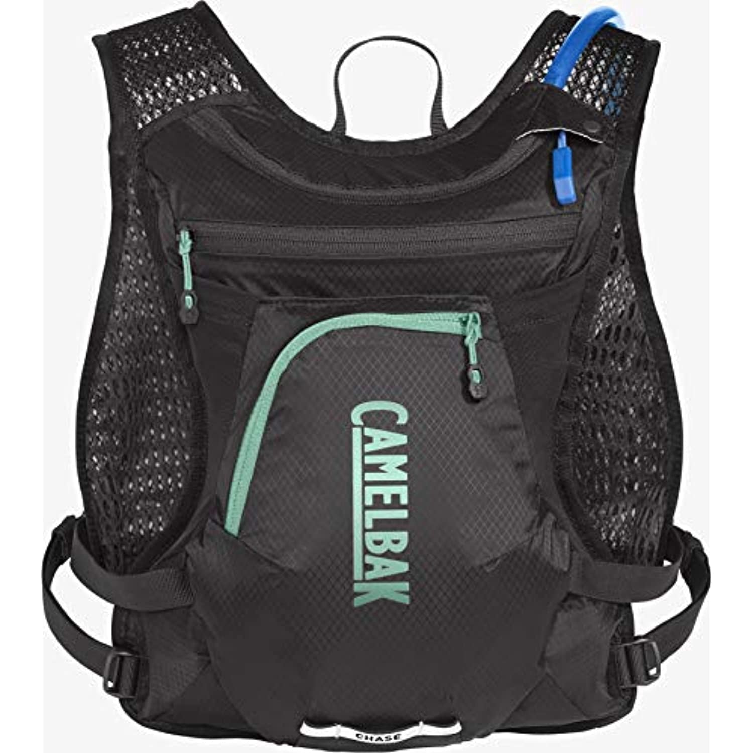 CamelBak Women's Chase Bike Vest 50oz - Hydration Vest - Easy Access Pockets, Black/Mint
