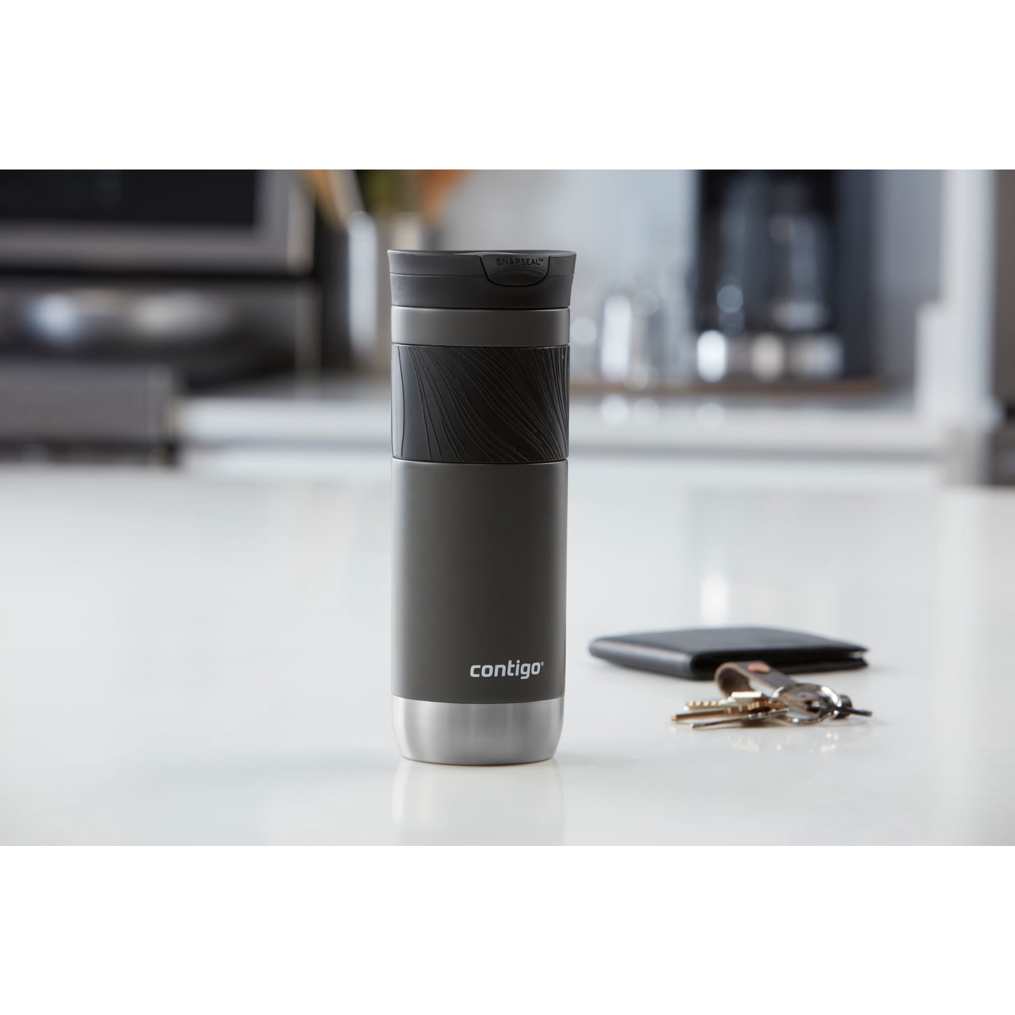 Contigo Byron 2.0 Stainless Steel Travel Mug with SNAPSEAL Lid and Grip, 20oz.
