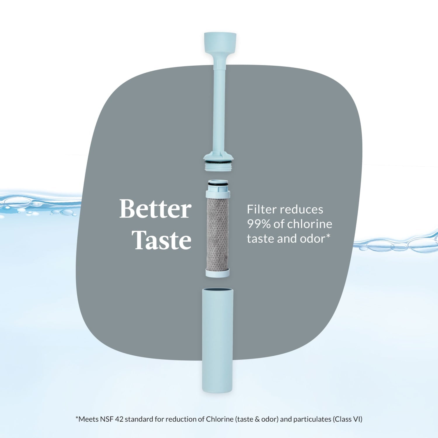 Contigo 24 oz. Wells Plastic Filter Water Bottle - Salt