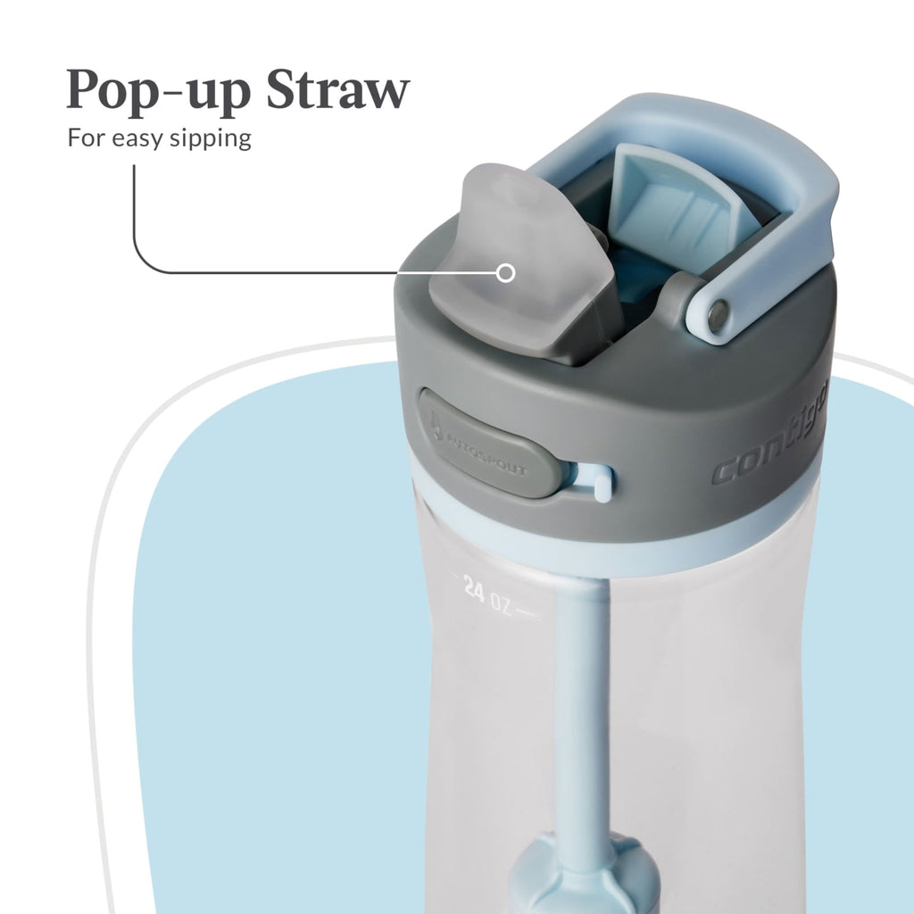 Contigo 24 oz. Wells Plastic Filter Water Bottle - Salt