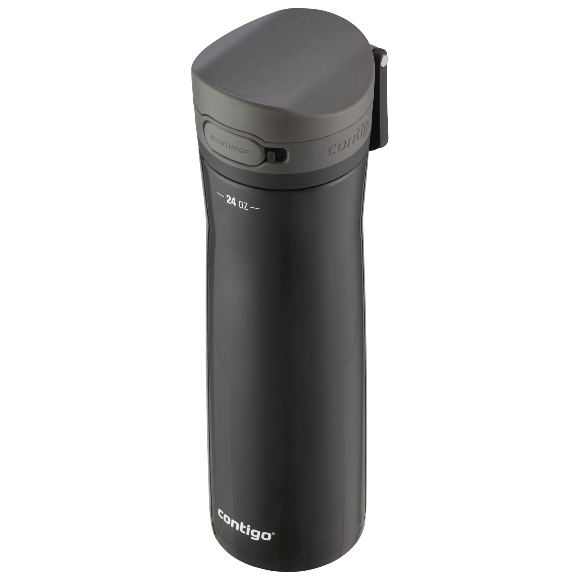 Contigo Jackson Chill  Bundle 2 Water Bottles Black 24oz and Pink  20oz with Autopop Lid