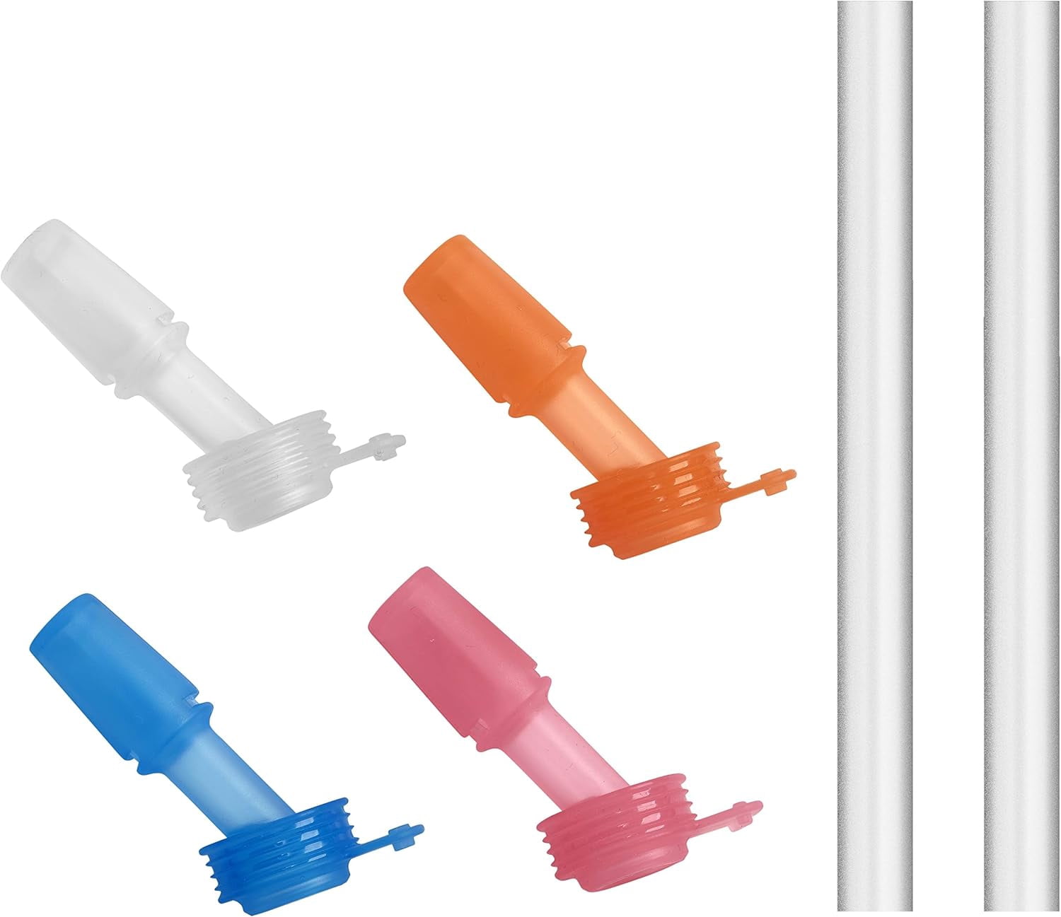 CamelBak eddy+ Kids 4-pack, Bite Valve &amp; Straws, Multi Color