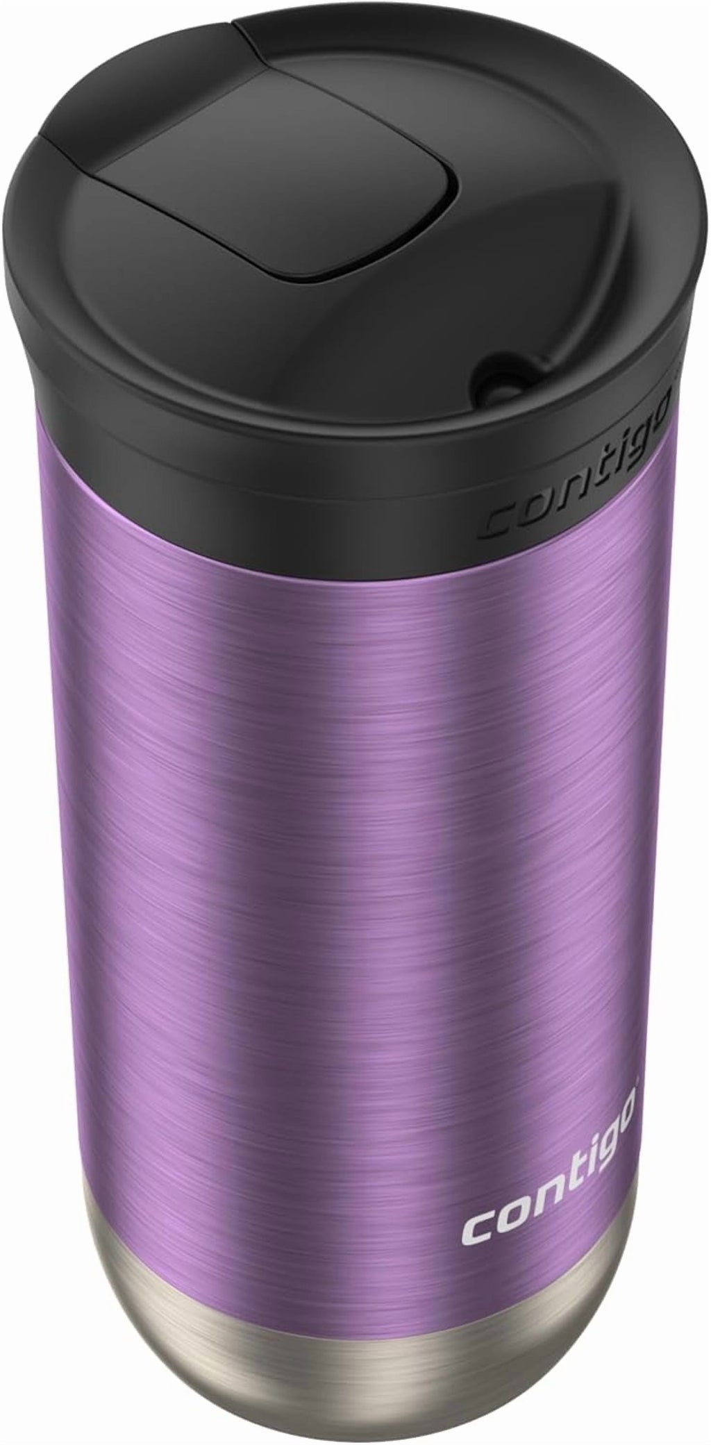 Contigo Huron SnapSeal Insulated Travel Tumbler, Purple Panzy Color 16 oz (473 mL)