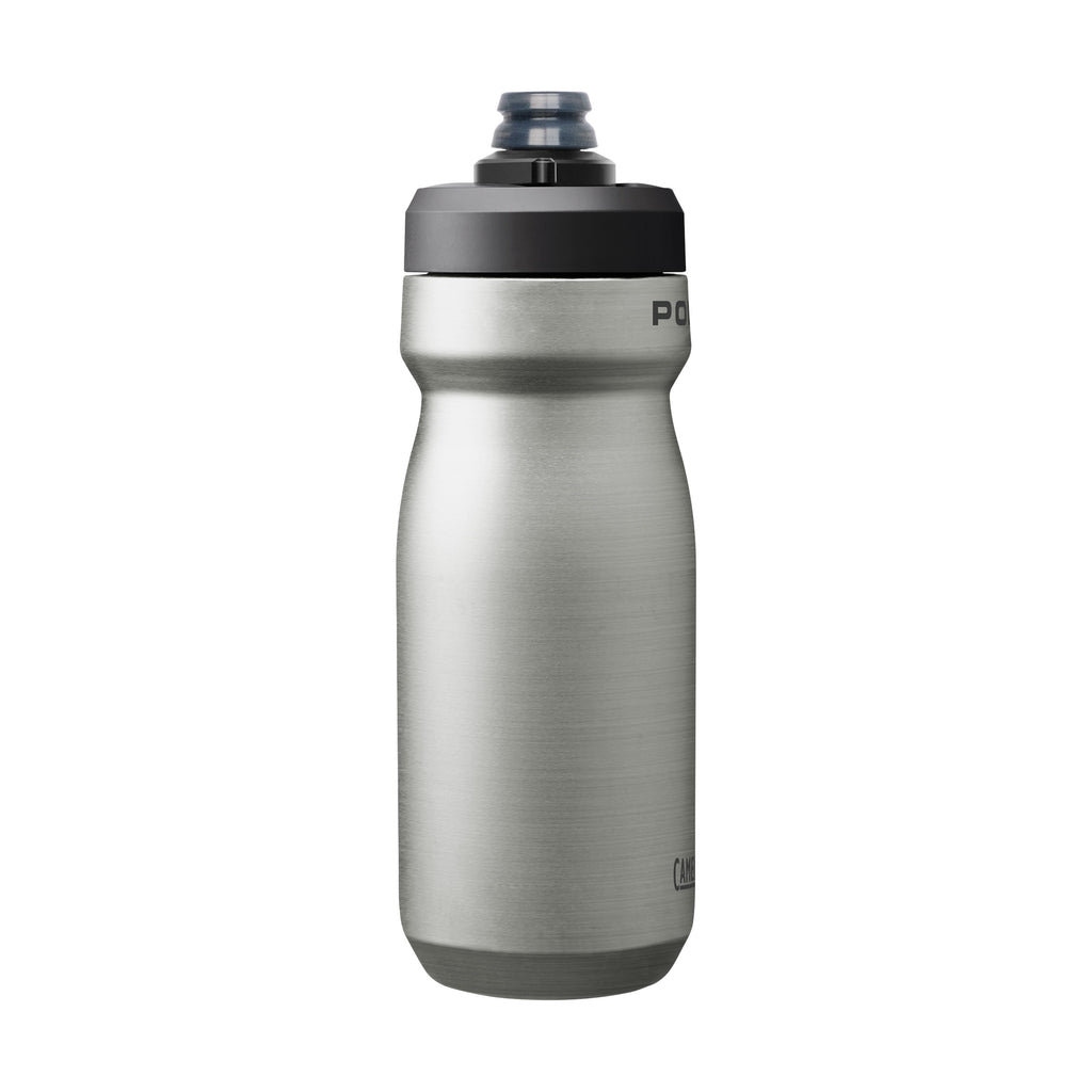 CamelBak Podium 18oz Insulated Stainless Steel Bike Water Bottle, Stainless