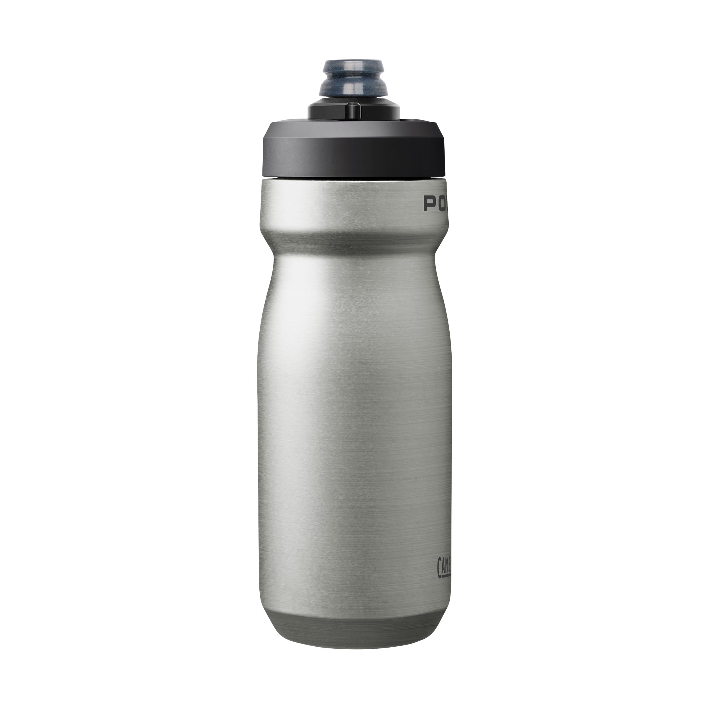CamelBak Podium 18oz Insulated Stainless Steel Bike Water Bottle, Stainless