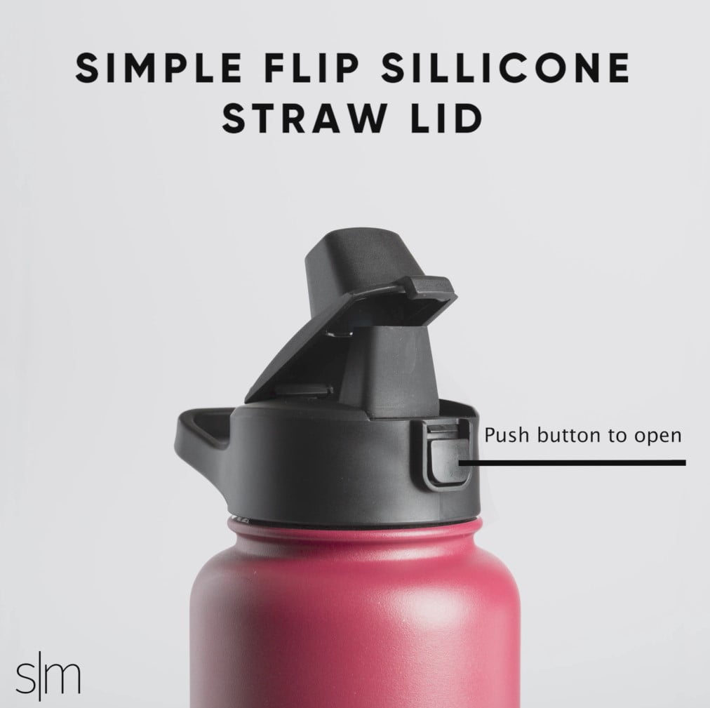 Simple Modern 64 Fluid Ounces Plastic Summit Water Bottle with Straw Lid - Malibu