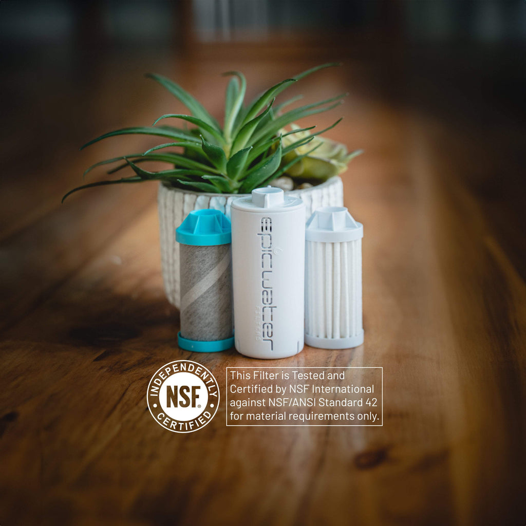 Epic Water Filters Nalgene OG Sustain Tritan USA Made Water Bottle and 75 Gallon Filter - Removes 99.99% of Water Impurities, 32oz, Leggitt Art