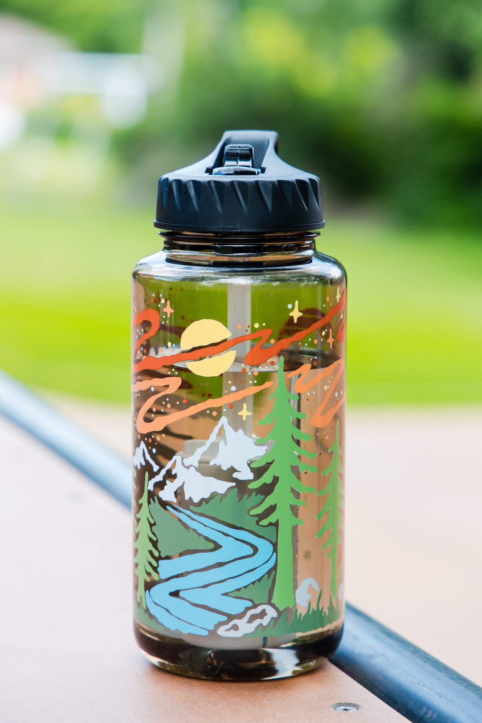 Epic Water Filters Nalgene OG Sustain Tritan USA Made Water Bottle and 75 Gallon Filter - Removes 99.99% of Water Impurities, 32oz, Atomic Child Special Edition