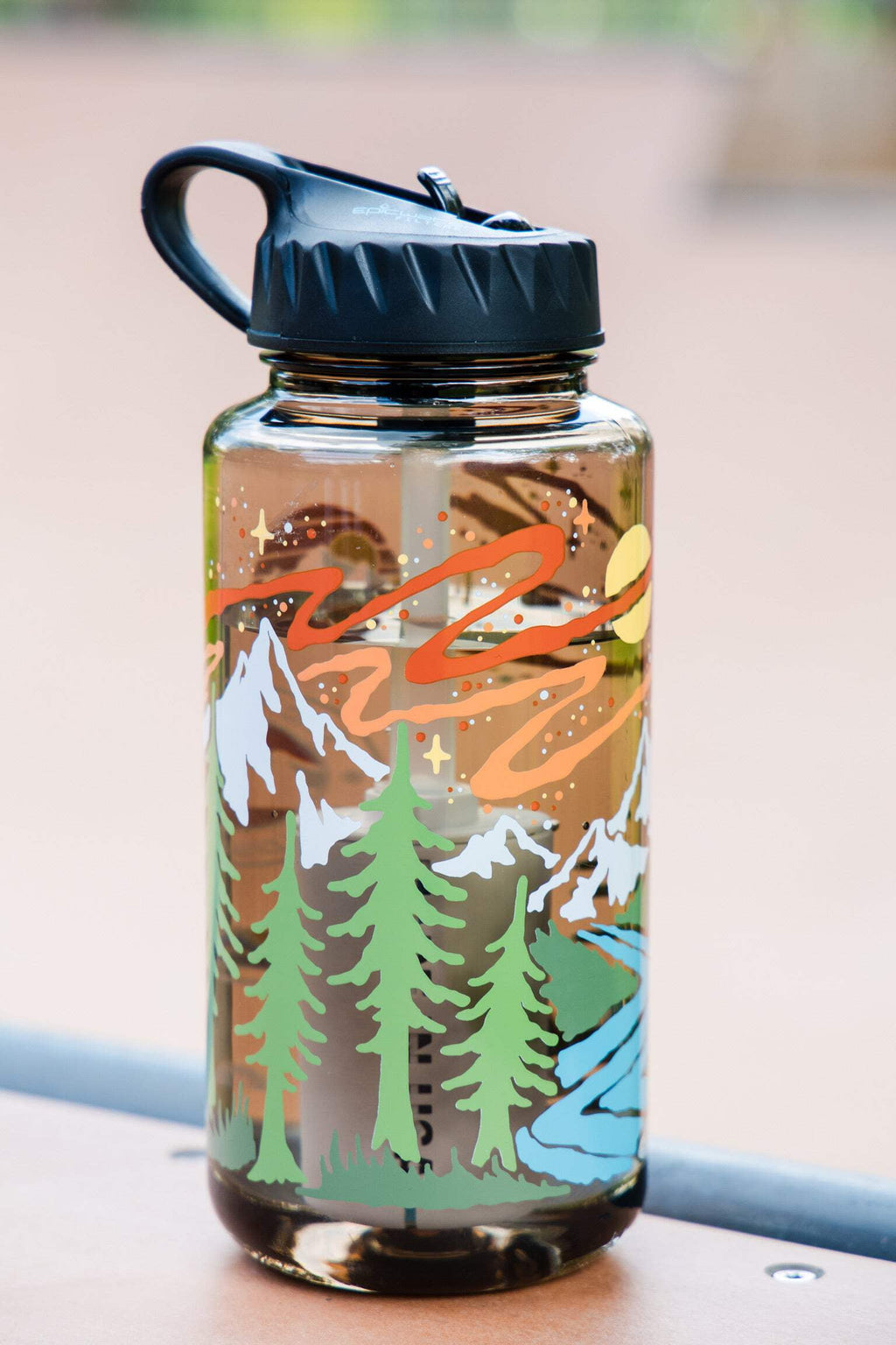 Epic Water Filters Nalgene OG Sustain Tritan USA Made Water Bottle and 75 Gallon Filter - Removes 99.99% of Water Impurities, 32oz, Atomic Child Special Edition