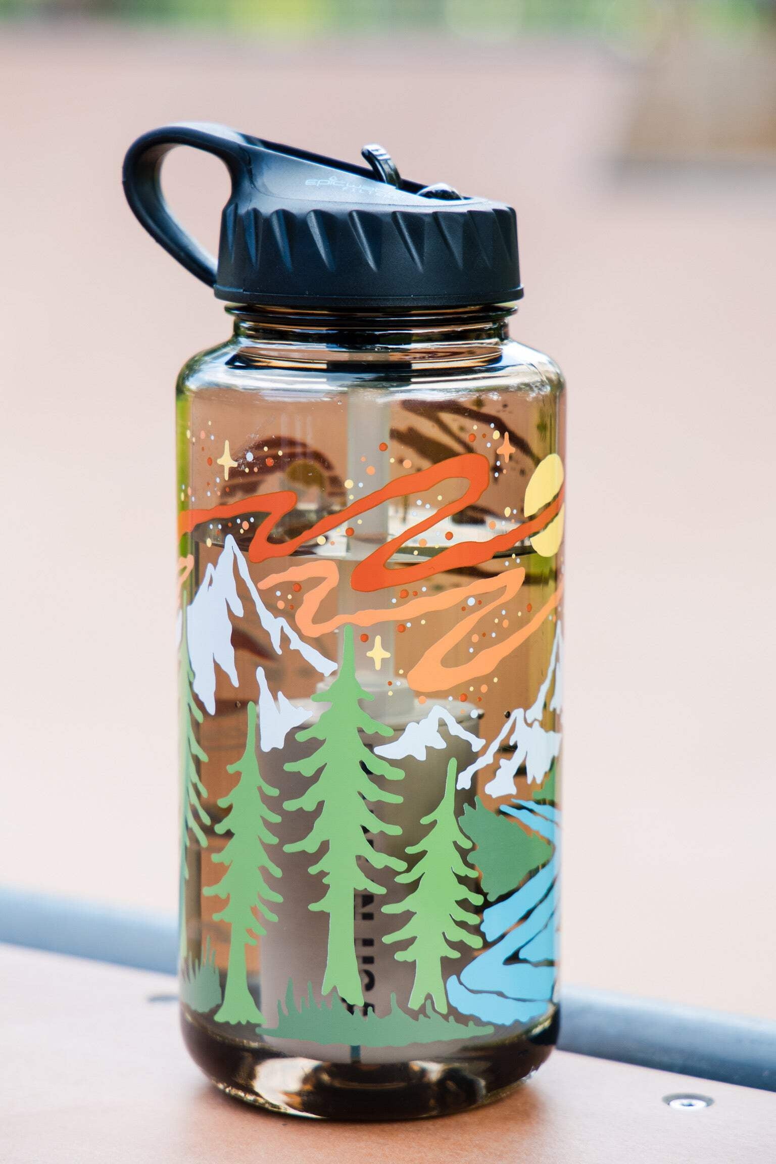 Epic Water Filters Nalgene OG Sustain Tritan USA Made Water Bottle and 75 Gallon Filter - Removes 99.99% of Water Impurities, 32oz, Atomic Child Special Edition