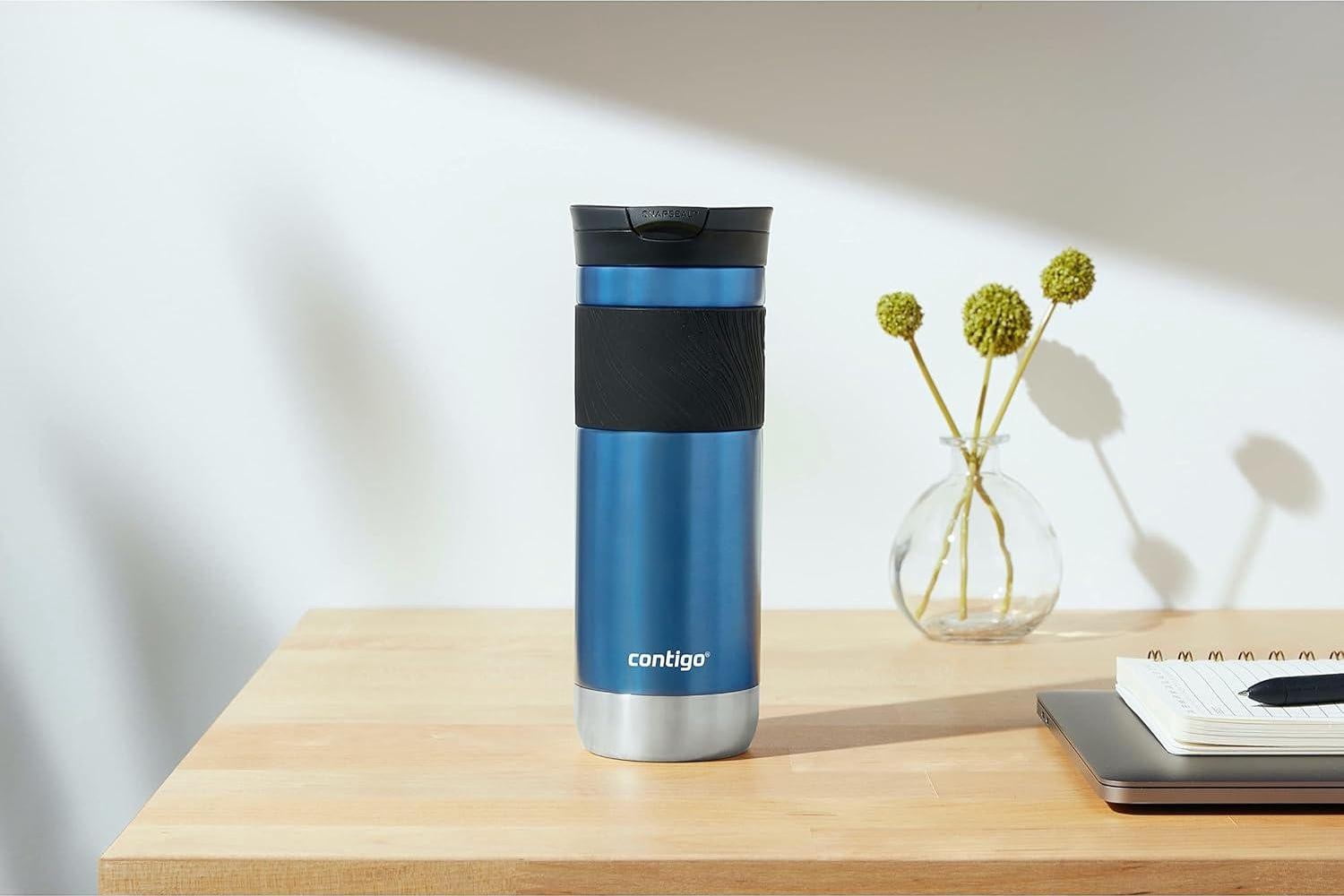 Contigo Byron Vacuum-Insulated Stainless Steel Travel Mug, 20oz - Leak-Proof -