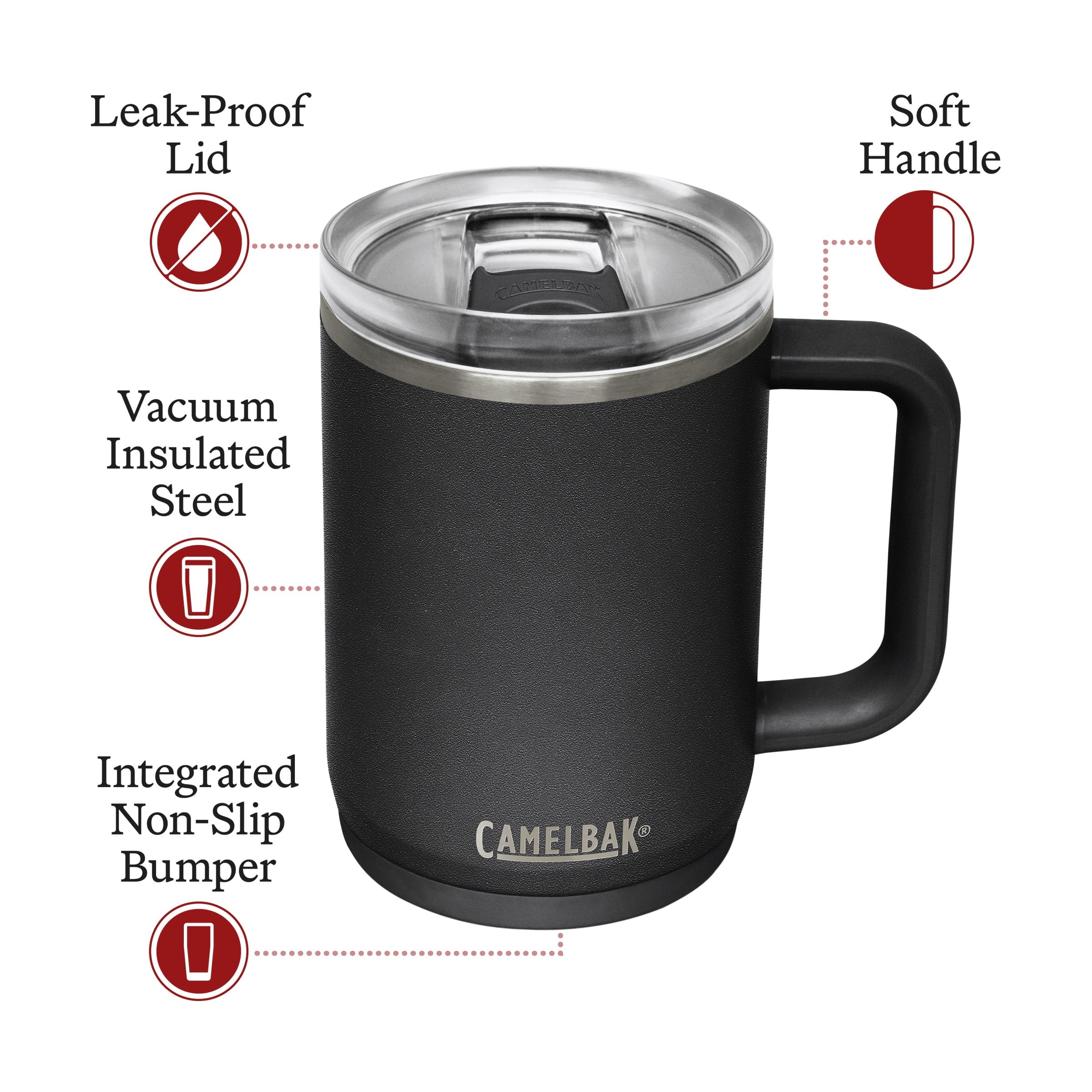 CamelBak Thrive™ Insulated Stainless Steel Mug 16oz, Black
