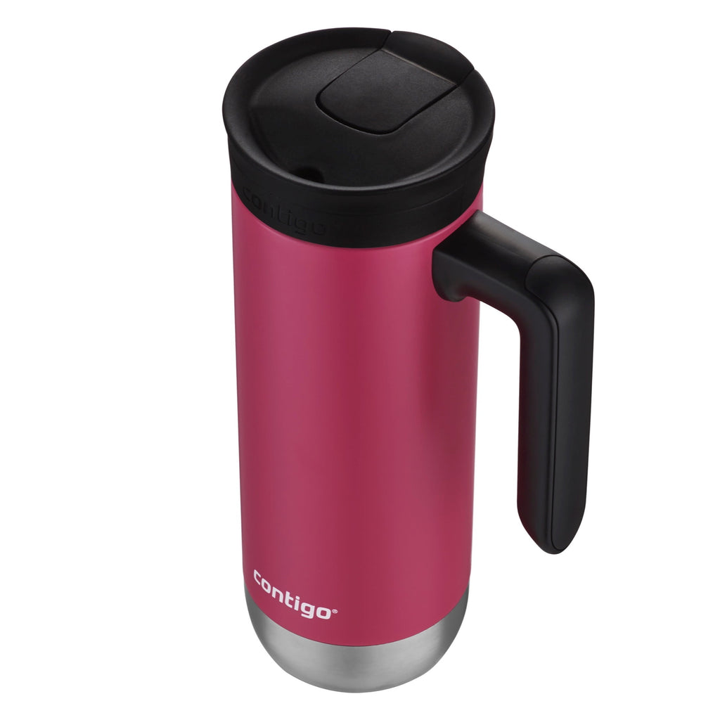 Contigo Huron 2.0 Stainless Steel Travel Mug with SNAPSEAL Lid and Handle in Black, 20 fl oz.