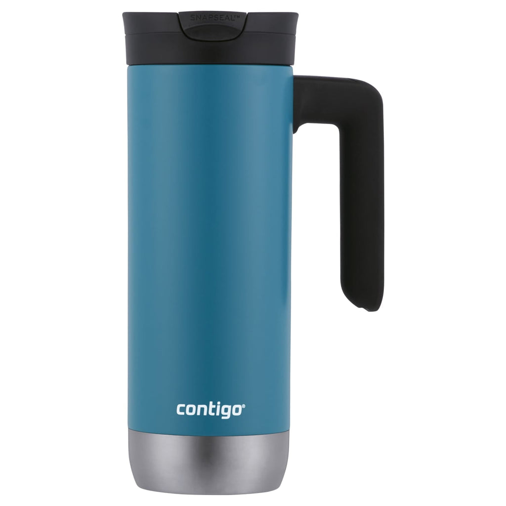 Contigo Huron 2.0 Stainless Steel Travel Mug with SNAPSEAL Lid and Handle in Black, 20 fl oz.