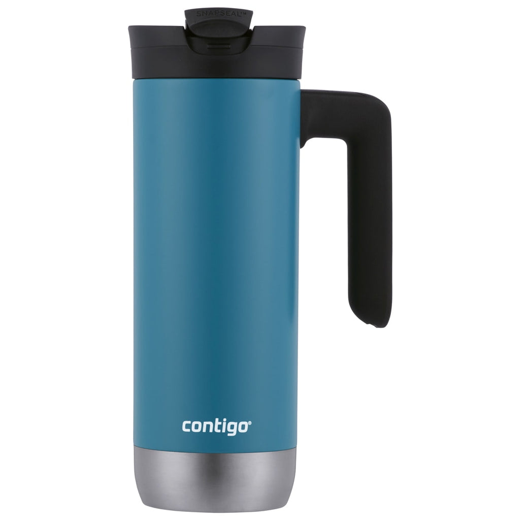 Contigo Huron 2.0 Stainless Steel Travel Mug with SNAPSEAL Lid and Handle in Black, 20 fl oz.