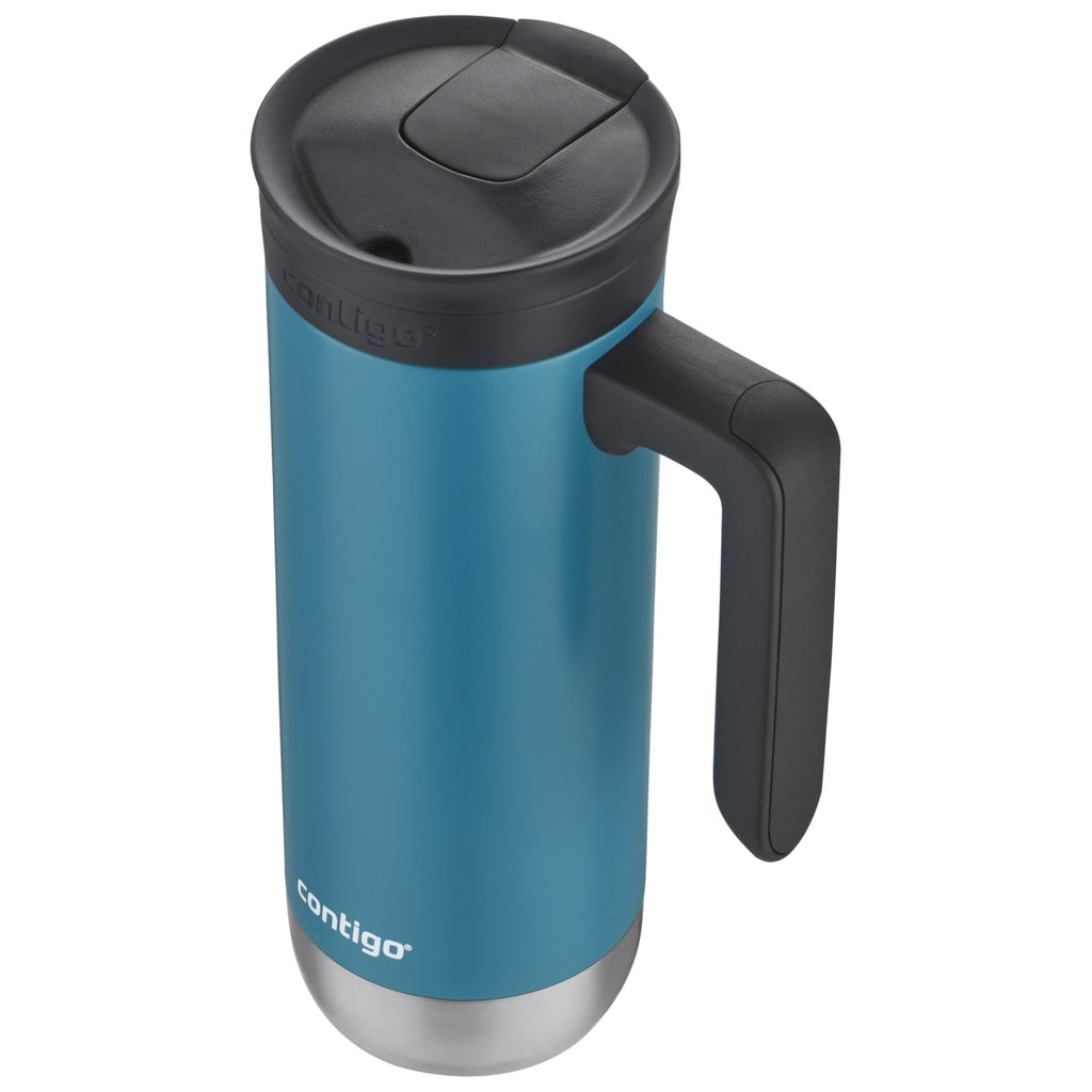 Contigo Huron 2.0 Stainless Steel Travel Mug with SNAPSEAL Lid and Handle in Black, 20 fl oz.