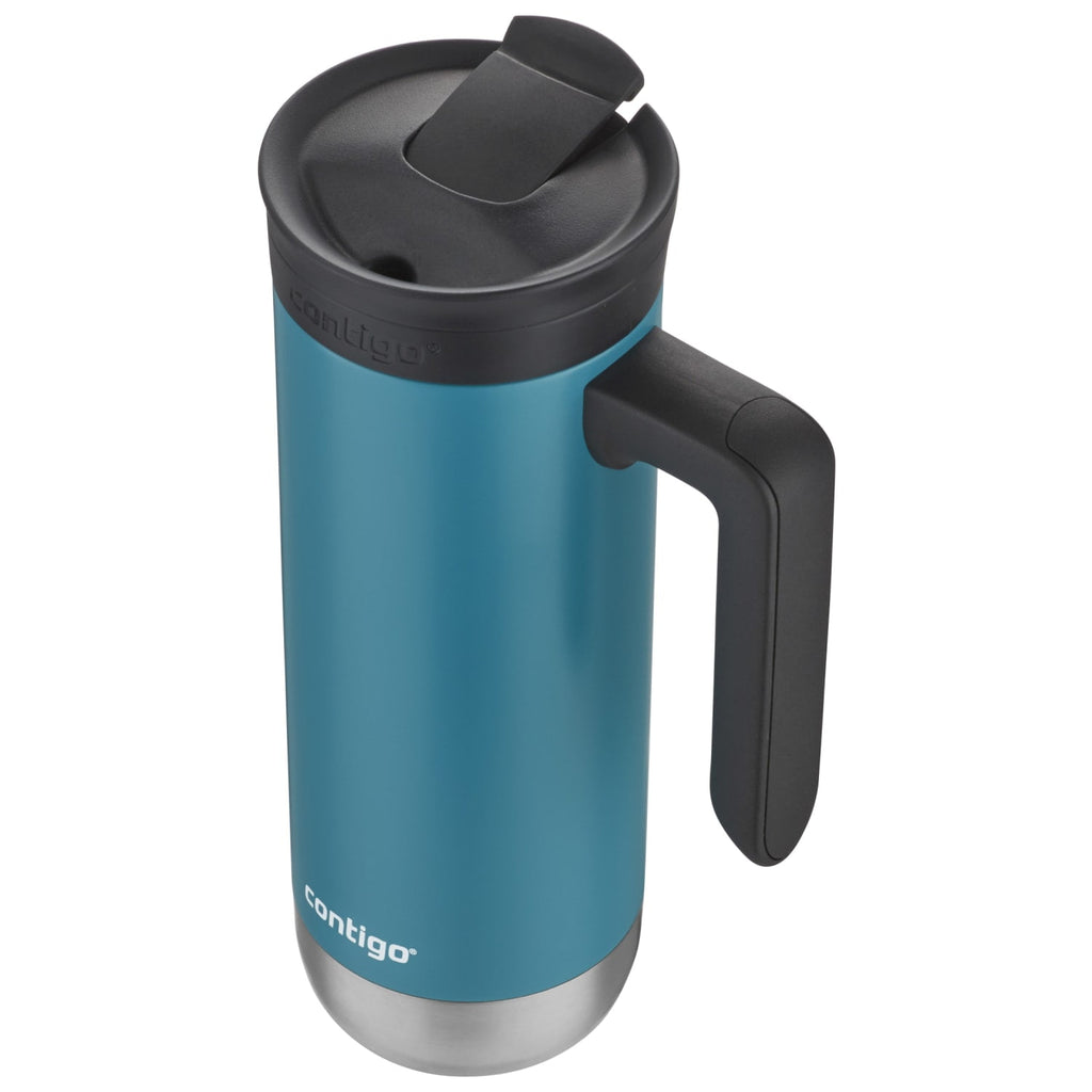 Contigo Huron 2.0 Stainless Steel Travel Mug with SNAPSEAL Lid and Handle in Black, 20 fl oz.
