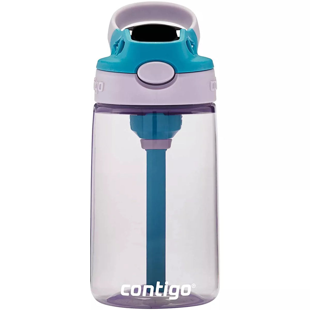 Contigo Kids Water Bottle with Redesigned AUTOSPOUT Straw, 14 oz, Grape Forest Haven